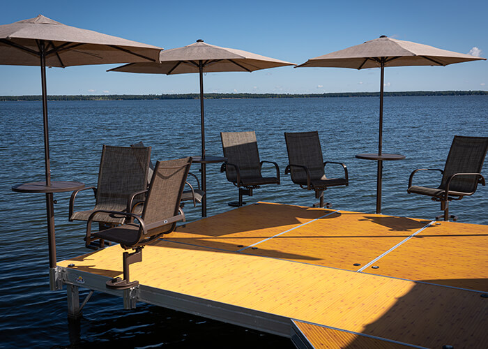 High quality outdoor furniture for your dock