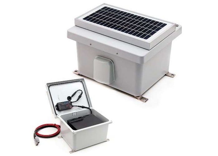 Solar charging boxes