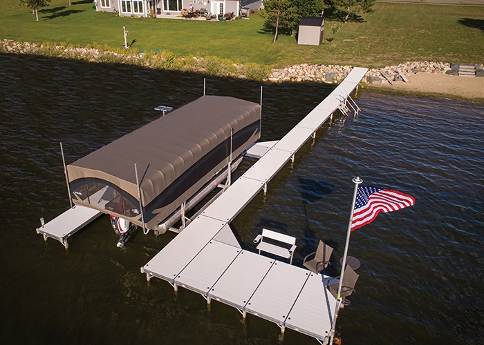 Solar powered dock solutions in Lake Country, WI