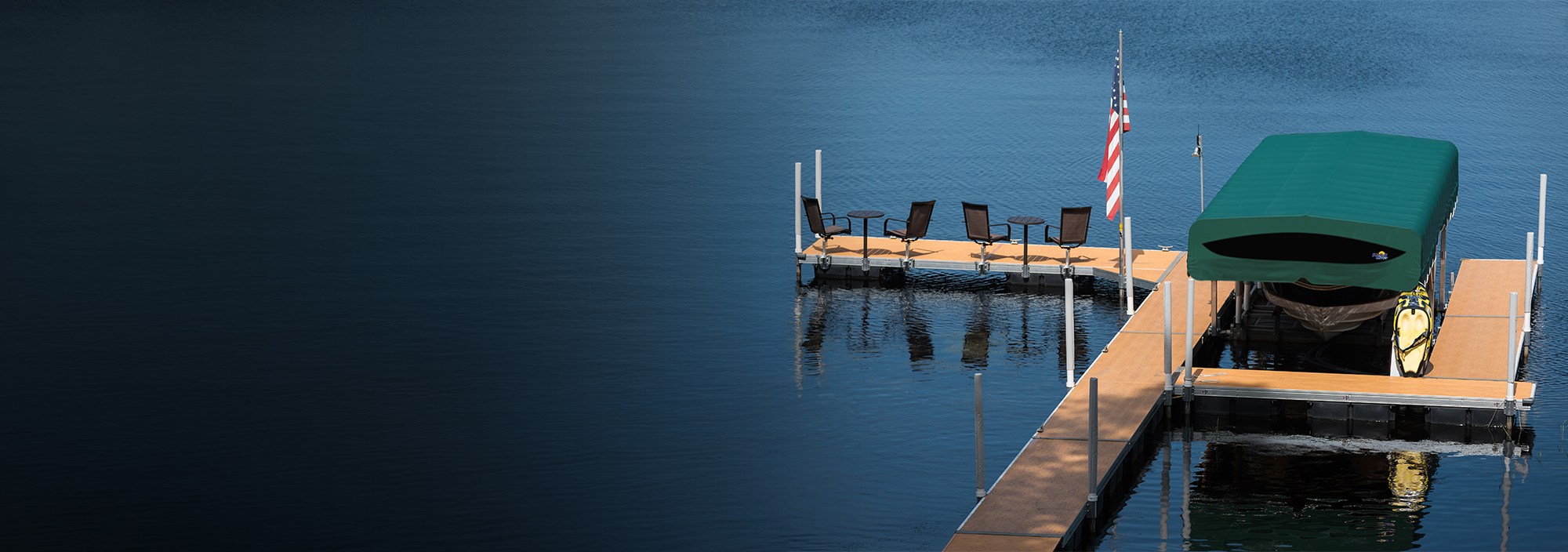 Floating dock installation by the best in Wisconsin