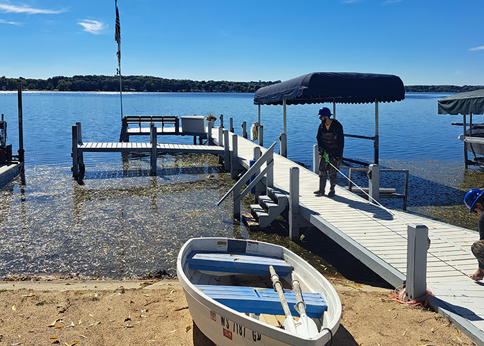 Wood dock repair in Wisconsin by the best