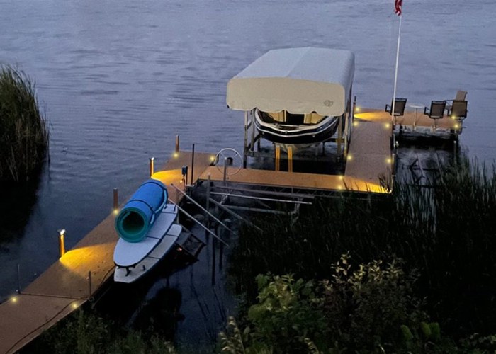 Outdoor boat dock lights available in Wisconsin