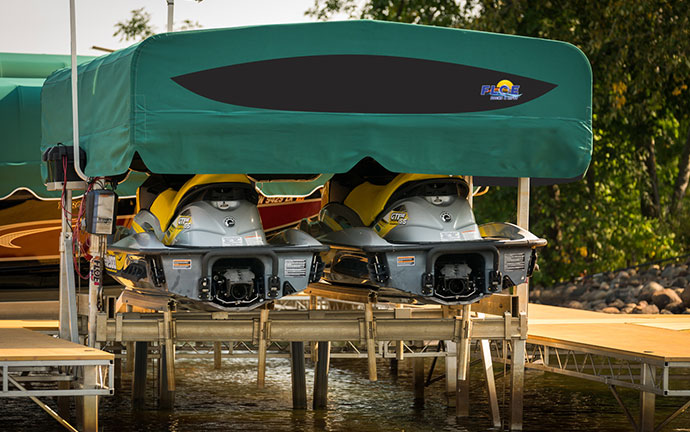 Air Max canopies available for lake homes in Wisconsin