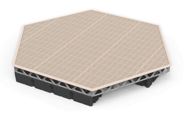 Hexagon floating docks available